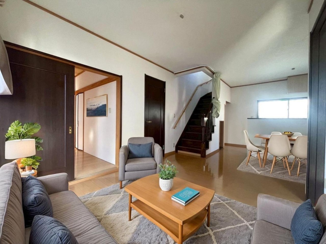 【リビング】※CG合成で家具を配置したイメージです。※家具は販売しておりません。