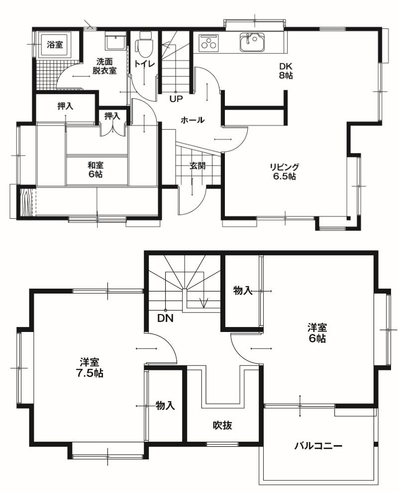 全居室6帖以上、収納付です♪南向きのため陽当たりも良好◎