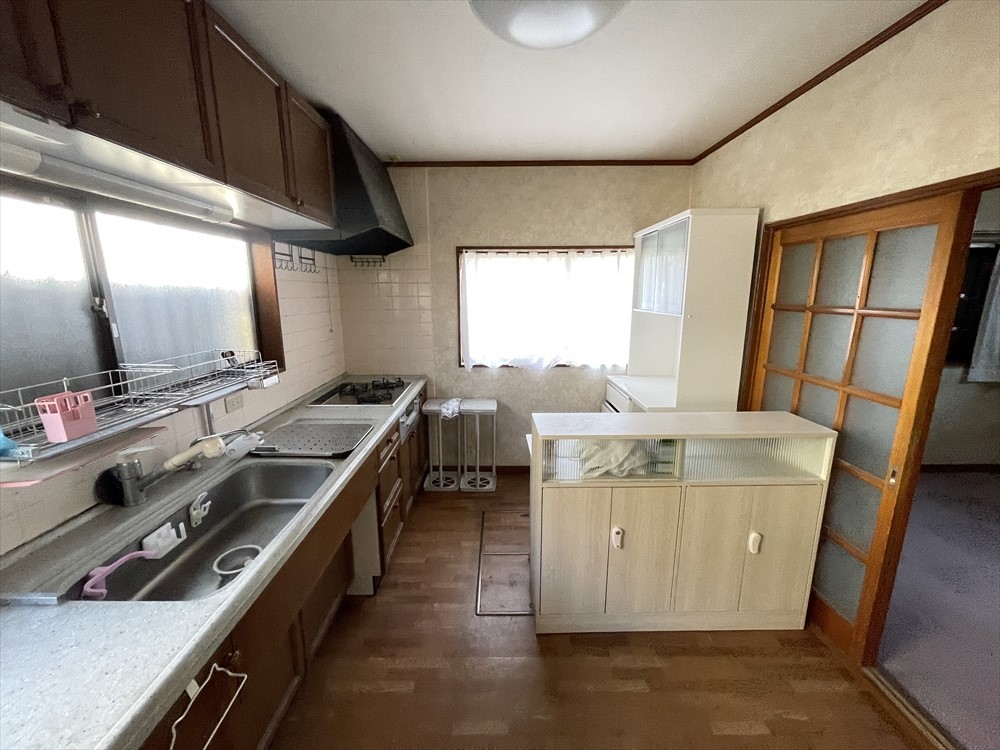 【キッチン】広々としているので、並んでお料理ができます♪