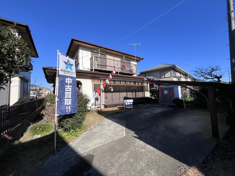 【現地外観】※現況販売となります。白を基調とした外観デザイン♪（2025.12月撮影）