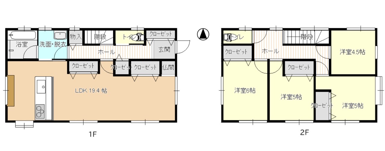 リフォーム後間取図※現況と相違がある場合は現況優先です。