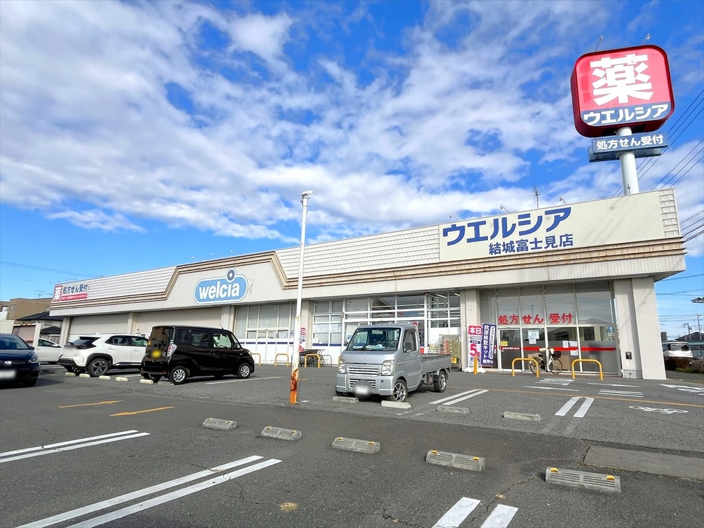 ウエルシア結城富士見店(650m)-