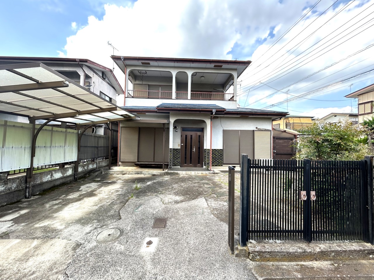 新田小学校徒歩3分！子育て世代にとってはうれしい安心の通学距離※外構工事前写真