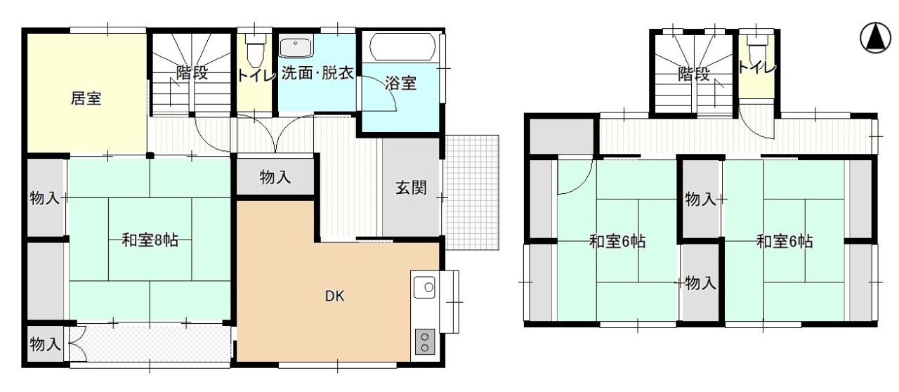 *. 間取り図 .*　※リフォーム後