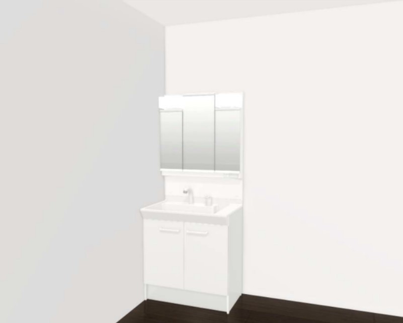 【リフォーム後化粧台】※参考パースになります。