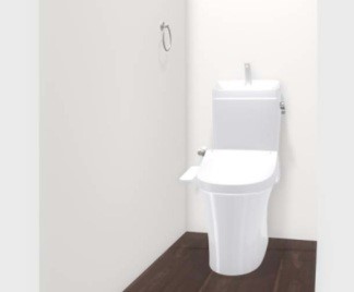 【 リフォーム後トイレ】※参考パースになります。