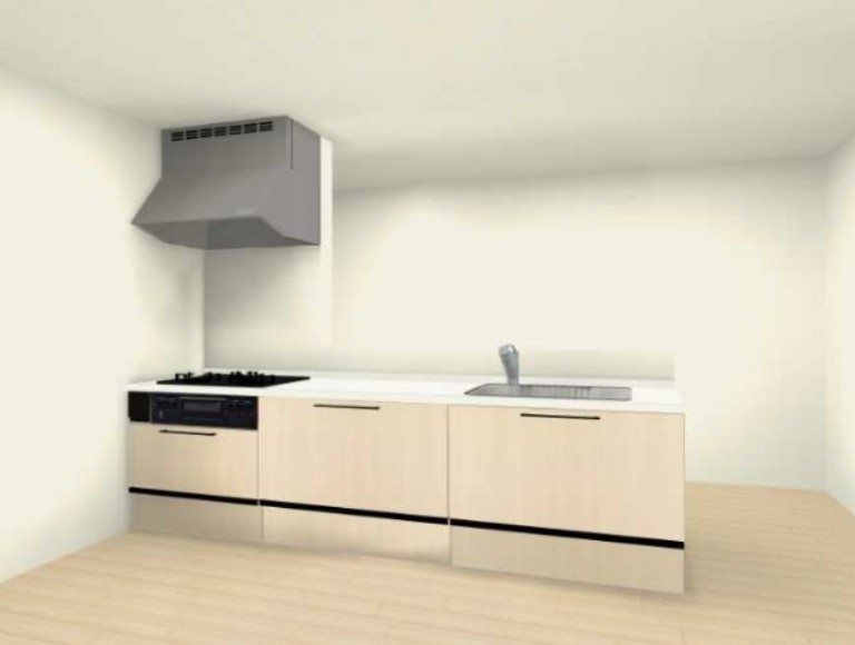 *. リフォーム後キッチン .*  ※参考パースになります。