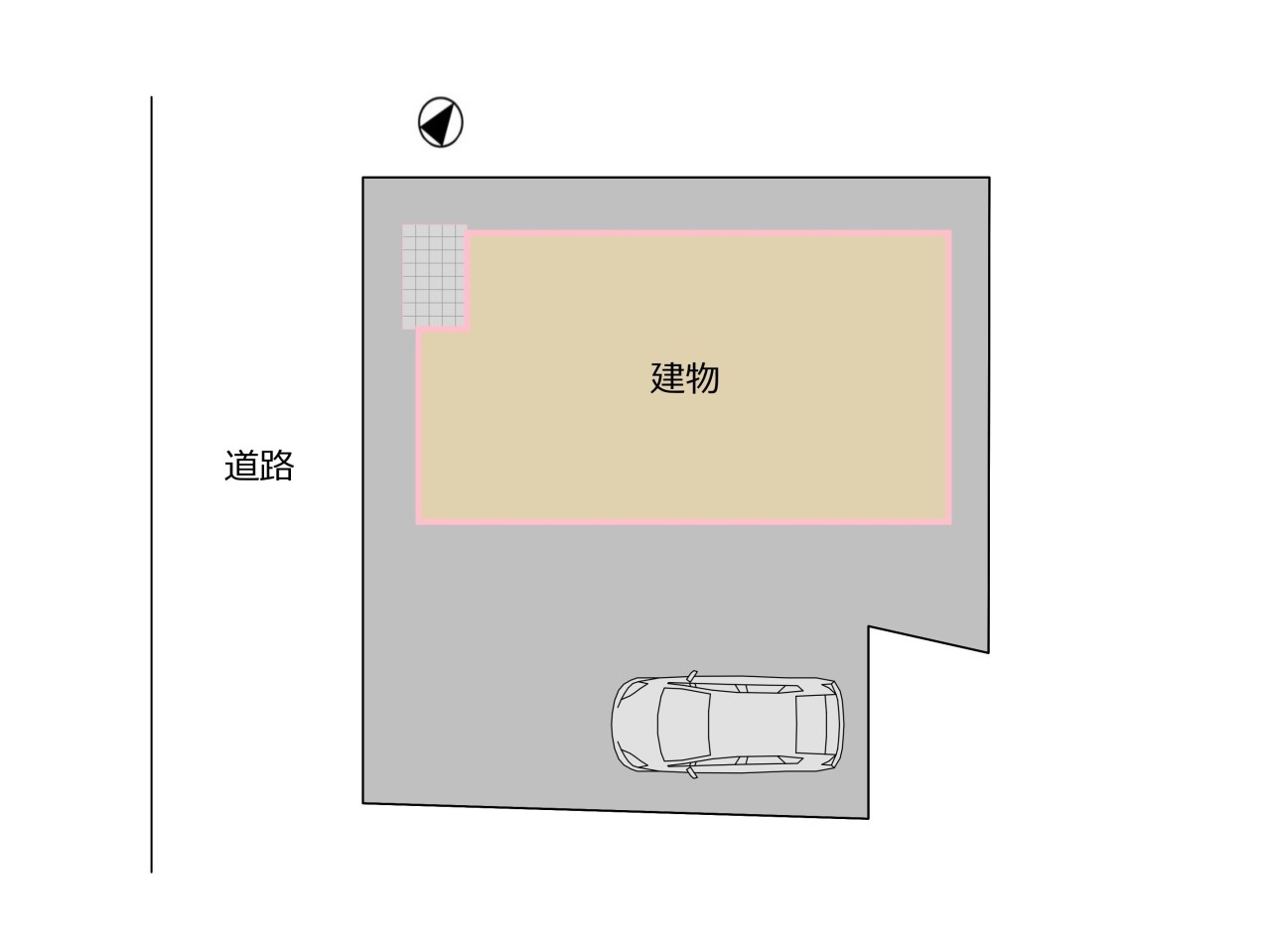 南東側にお庭のある陽当り良好なお家です♪4台駐車可能なゆとりある広さなので駐車も楽ちんです♪