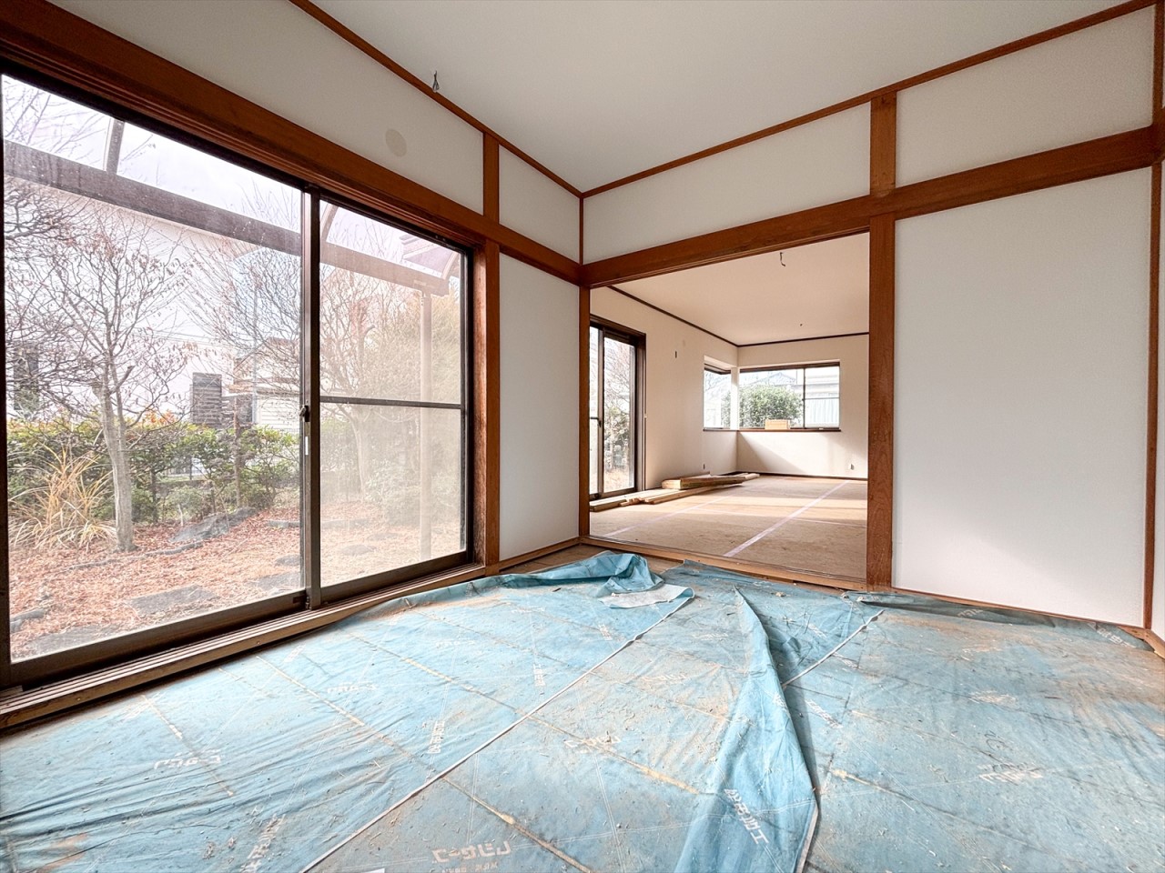 【和室】趣のある和室。のんびりごろごろ寛げます♪※リフォーム中写真（2025年12月撮影）