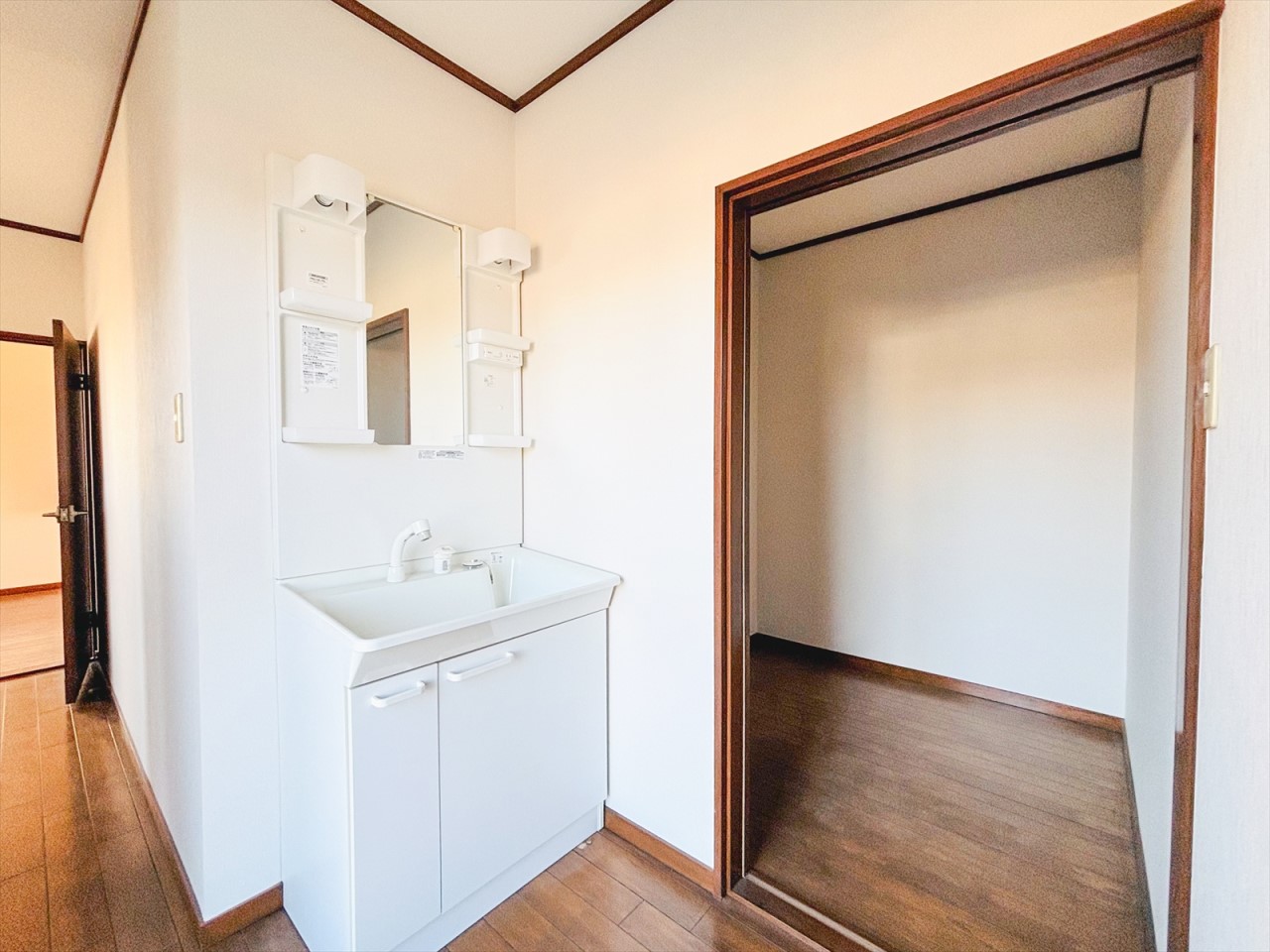 【2F洗面台】2階にも洗面台があります！（2026年1月撮影）