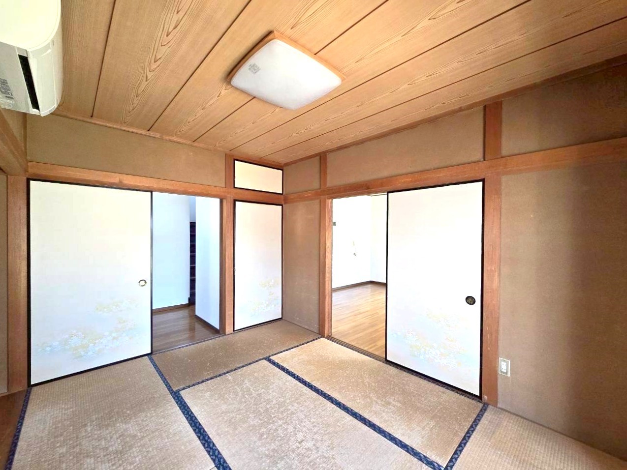 【1F和室】押入れには来客用のお布団や座布団などをすっきり収納できます（2026年6月撮影）