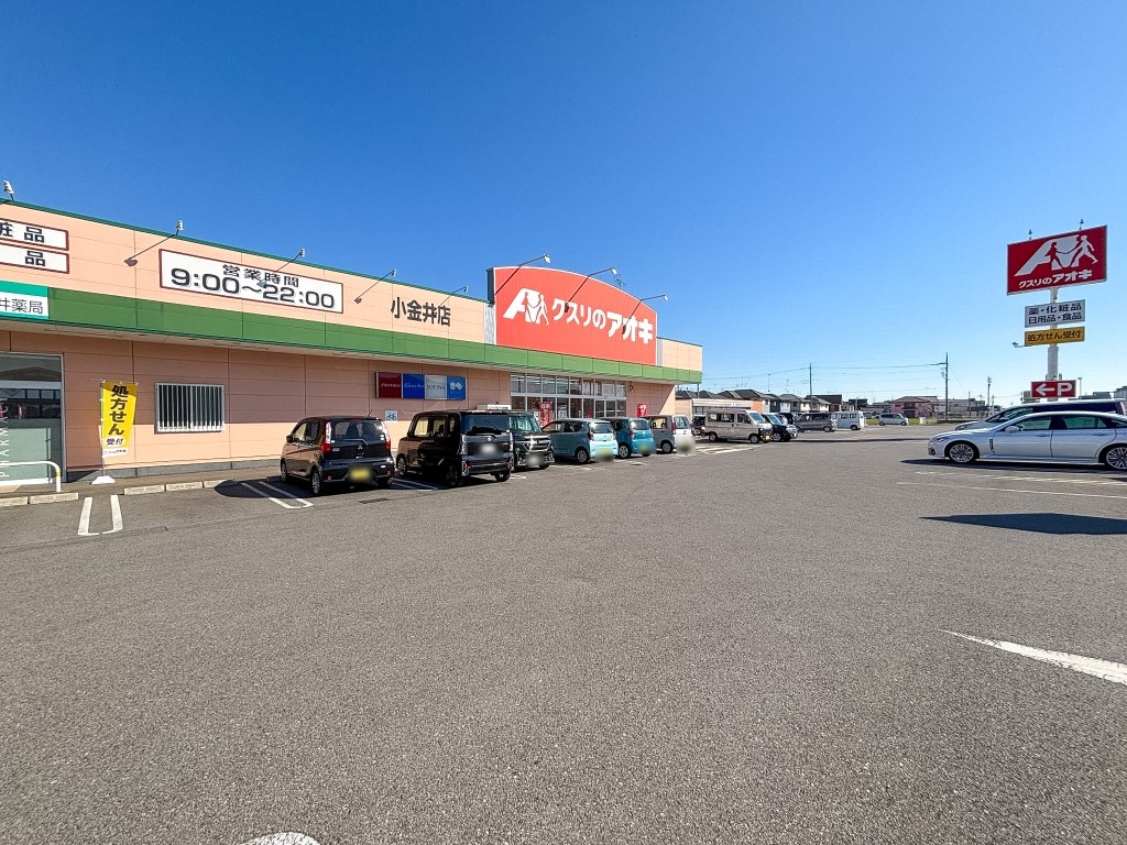 クスリのアオキ小金井店(650m)-