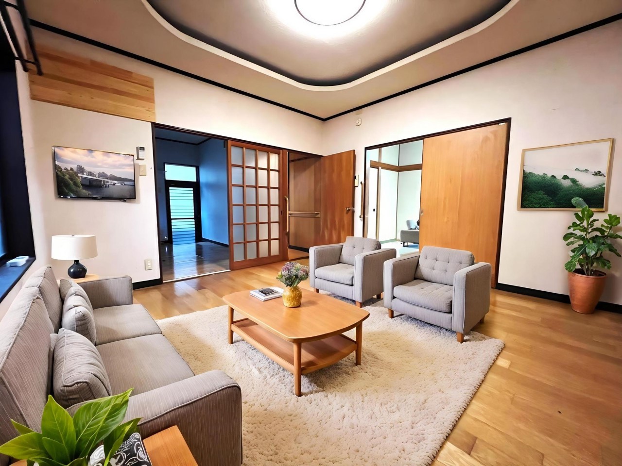 ※写真は一部CG加工されています。現況写真に家具を合成しております。※実際には家具付きではありません。※家具は価格に含まれません。