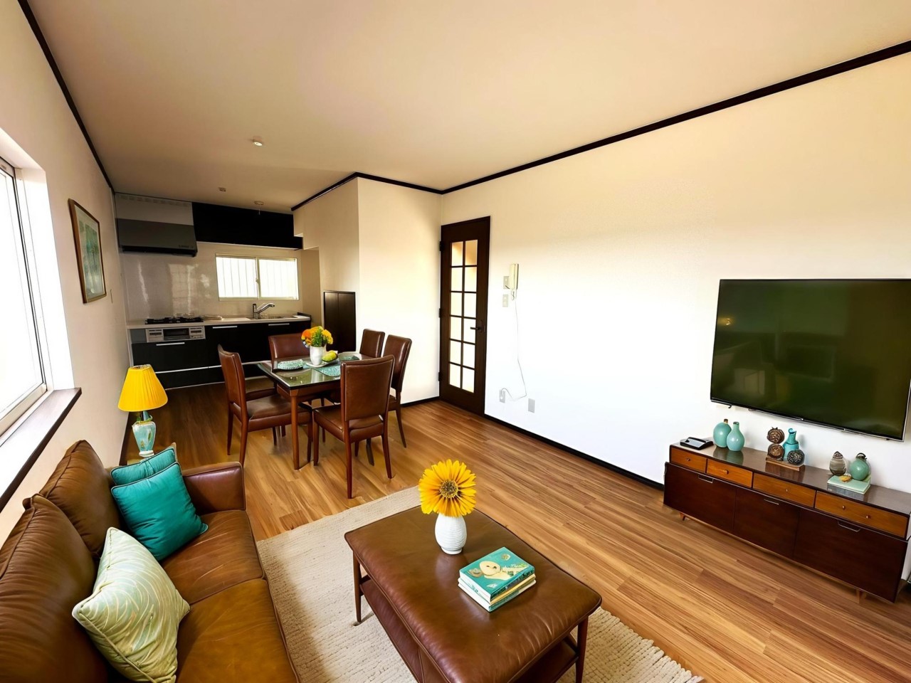 ※実際の写真にCGで家具を配置した写真になります。実際には家具は設置されておりません。家具は販売価格に含まれません。