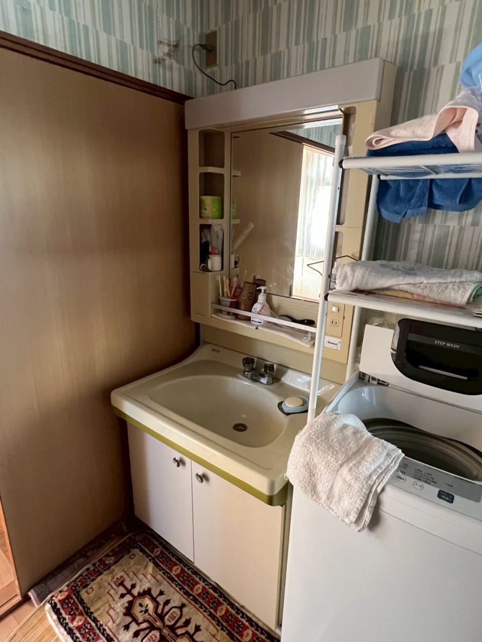 【洗面】※リフォーム前の写真です（2026年1月撮影）