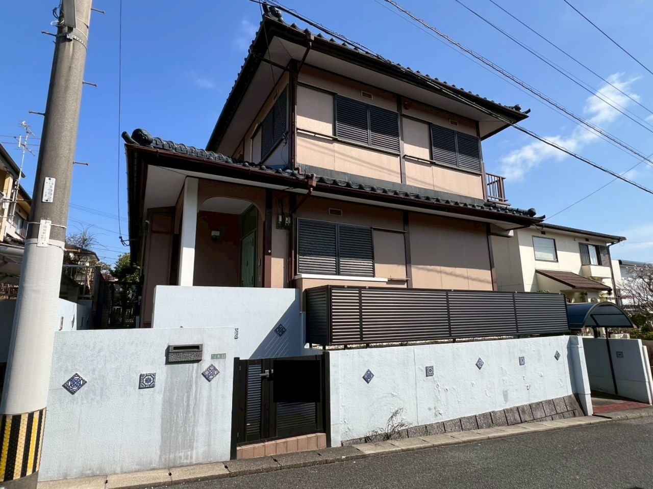 【外観】軽量鉄骨造２階建て住宅♪（２０２６年２月撮影）