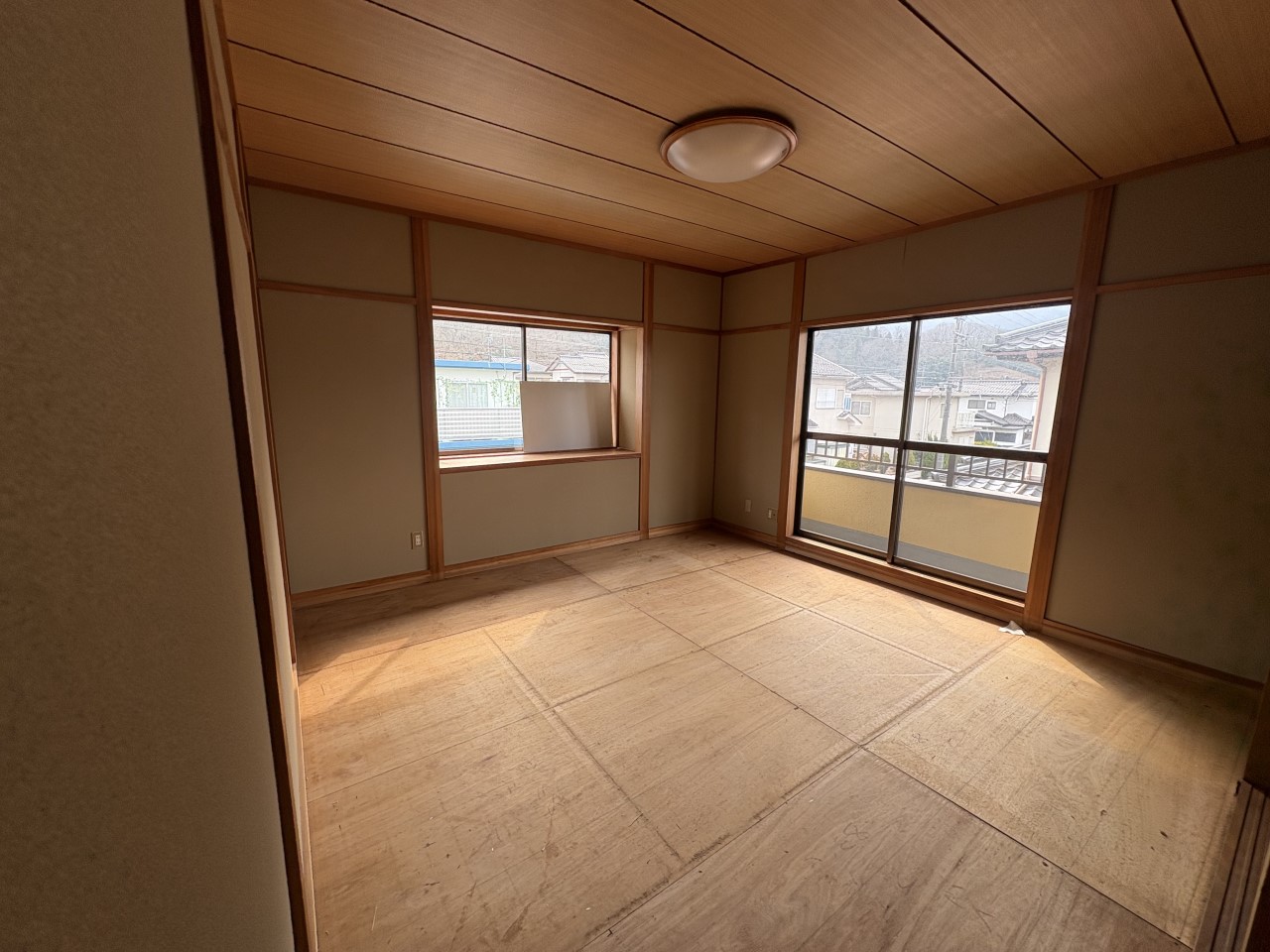 【２F和室】※リフォーム中の写真です。（2026年1月撮影）
