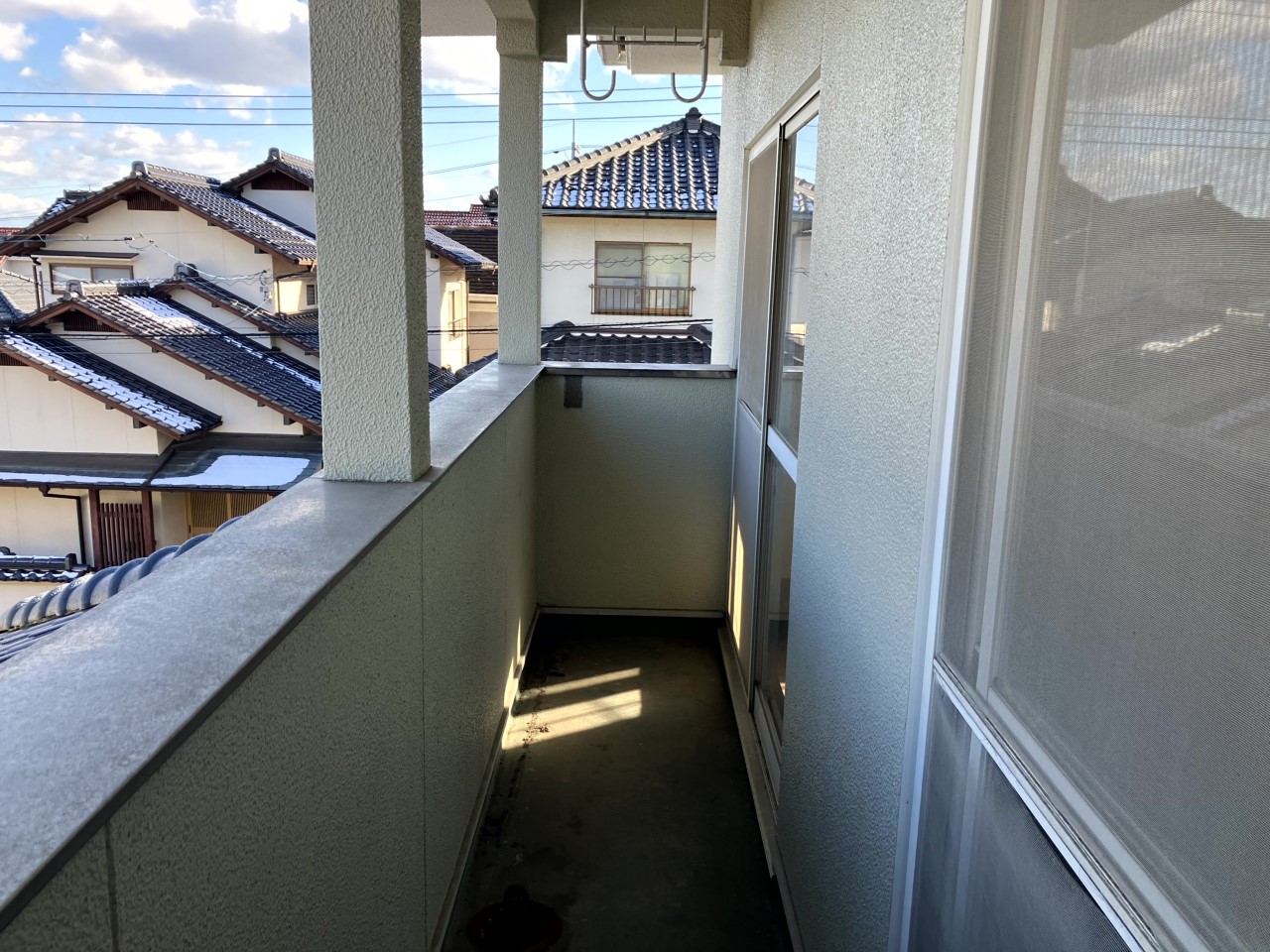 【バルコニー】東向きで朝から日当たりの良いバルコニー♪※2026年4月撮影