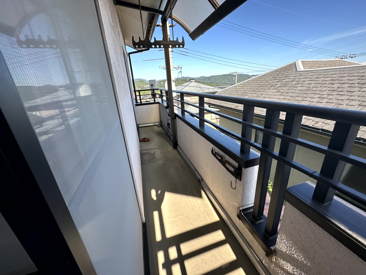 【バルコニー】陽当たり良好でお洗濯も快適なバルコニー♪※2025年8月撮影