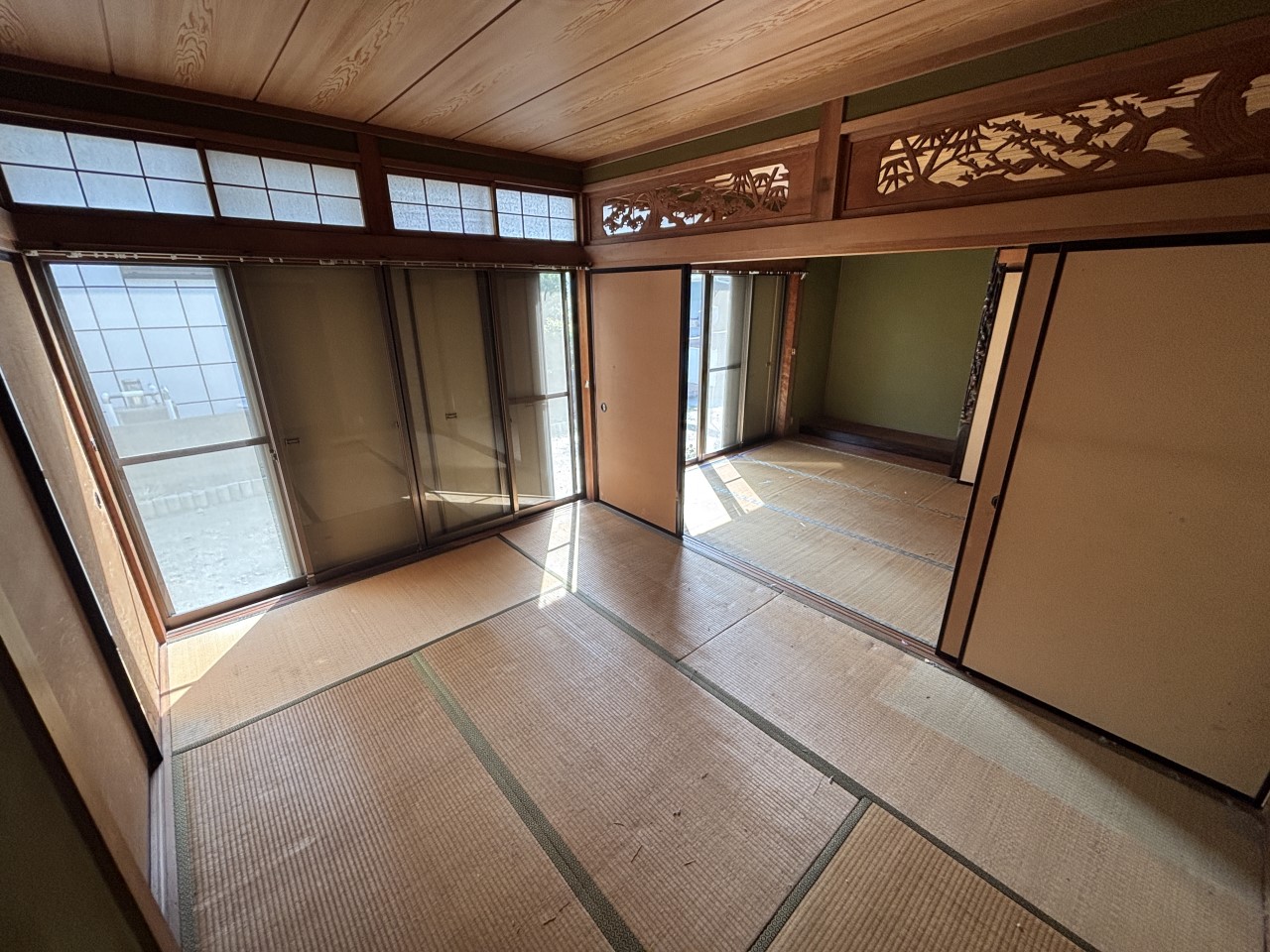 【1F和室】襖を開ければ2つの和室を大空間としてお使いできます♪※2026年3月撮影