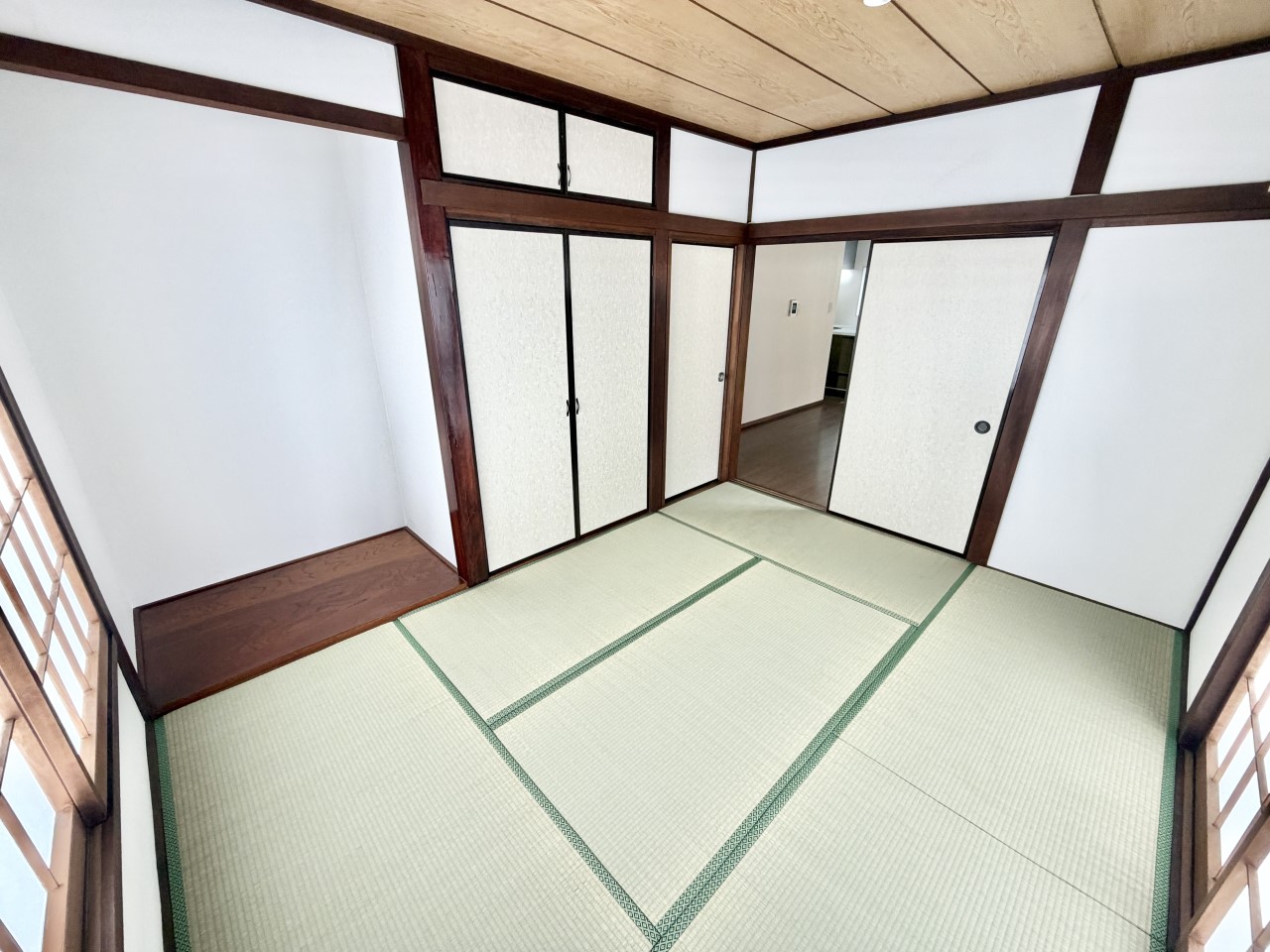 ◆1階和室（リフォーム後）｜最近の住宅は和室が減ってきていますが、やはり１部屋でも和室があると落ち着きますよね。