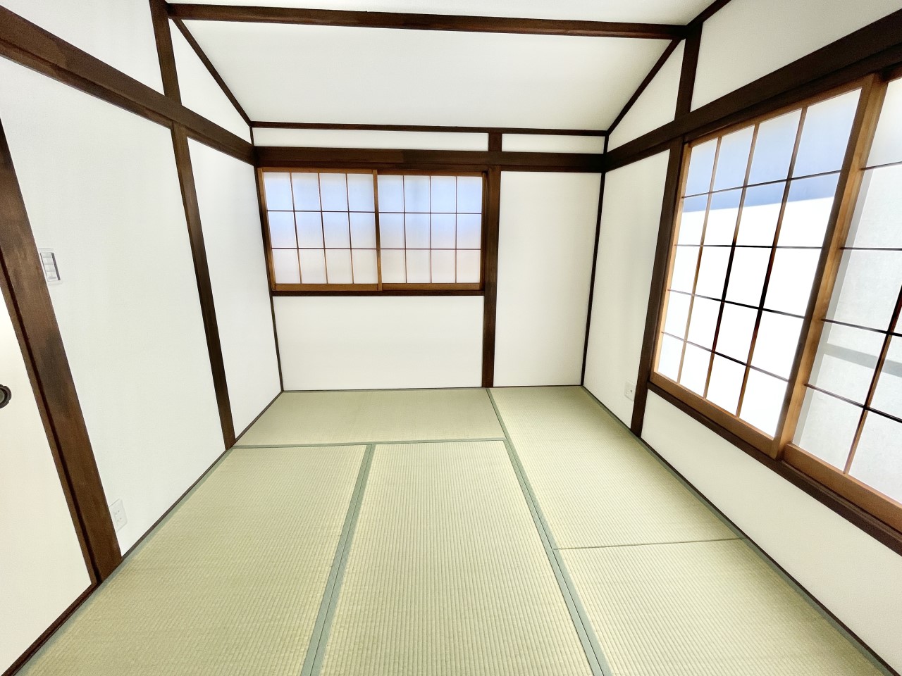 ◆1階和室（リフォーム中）｜最近の住宅は和室が減ってきていますが、やはり１部屋でも和室があると落ち着きますよね。
