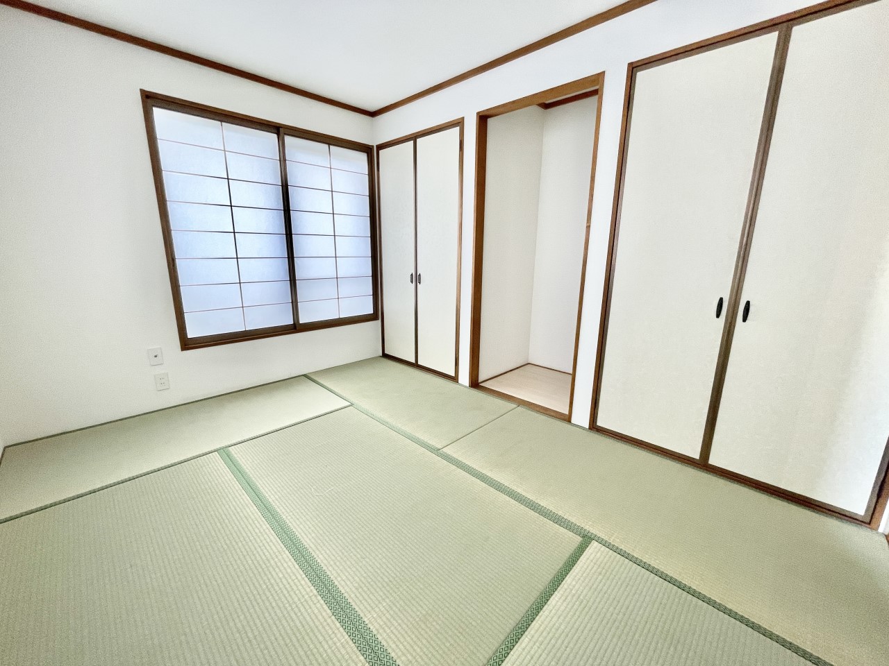 ◆1階和室（リフォーム中）｜リフォーム中もご案内可能です。畳表替えします。
