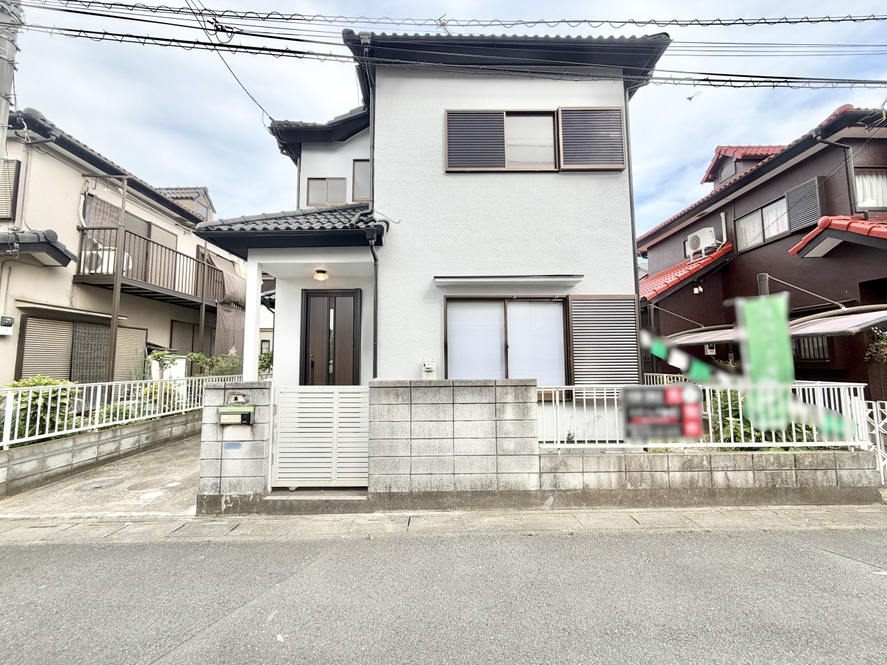 ◆外観（リフォーム後）｜車通りが少なく、騒音も少ない為、お休みも安心して出来ます♪