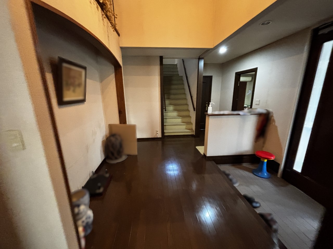 毎日の出入りがスムーズな、ゆとりある玄関スペース