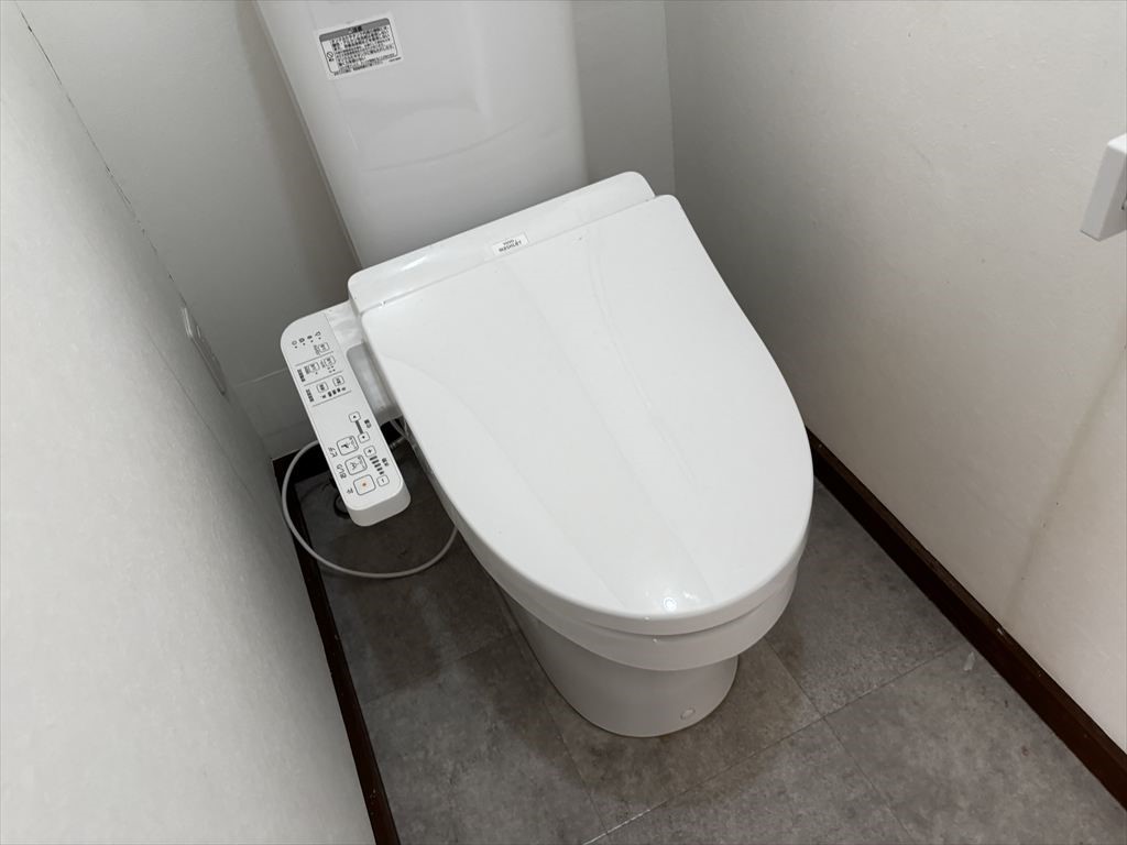 ◆トイレ｜ウォシュレットがついています（2026年2月撮影）