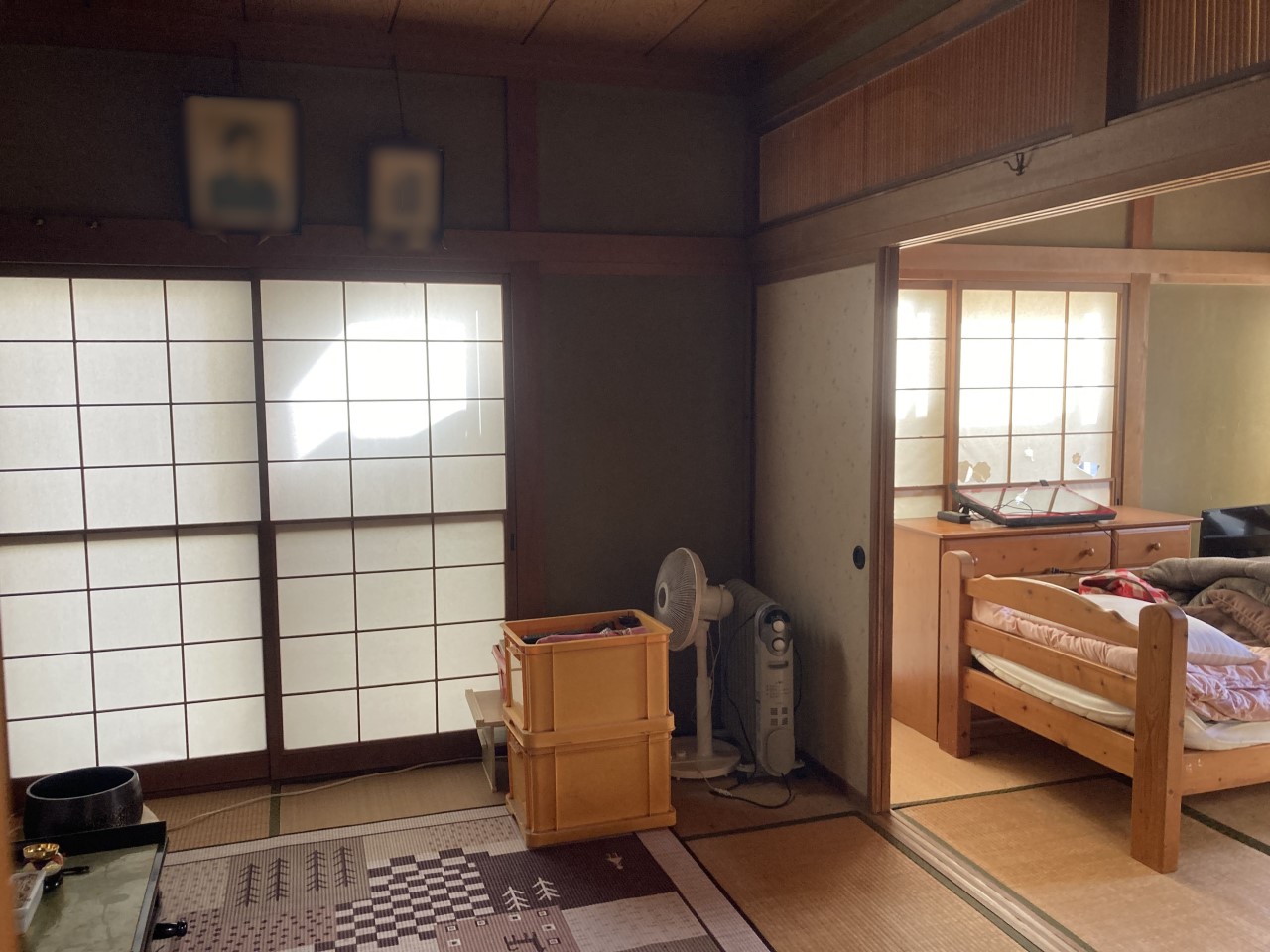 【1F北側和室】襖を開ければ2つの和室を大空間としてお使いできます♪※2026年3月撮影