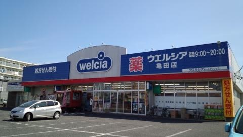 ウエルシア亀田店(1017m)-
