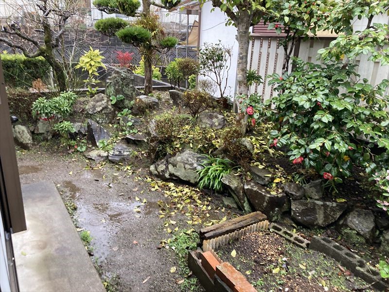【庭】※現況販売となります（2026年4月撮影）手入れされた植栽があるお庭♪