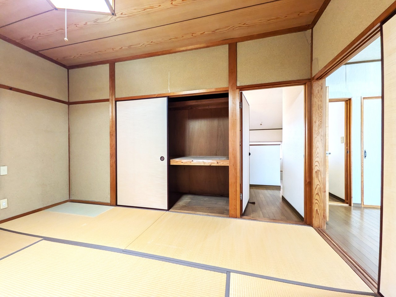 【2F和室】大容量の押入れがあります（2026年2月撮影）