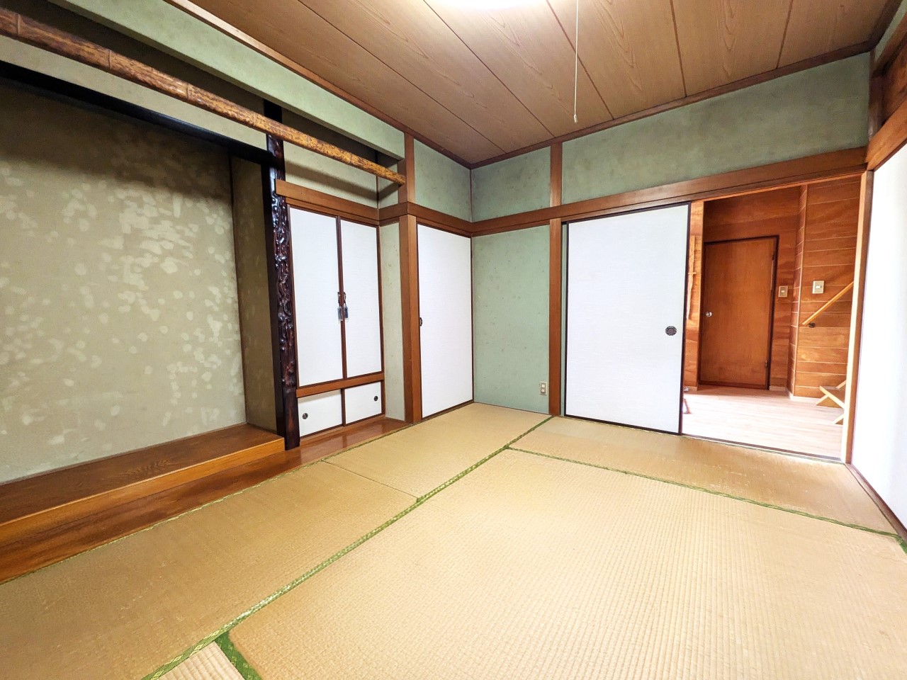 【1F南側和室】玄関からすぐ入れるので客間としても便利です♪（2026年3月撮影）