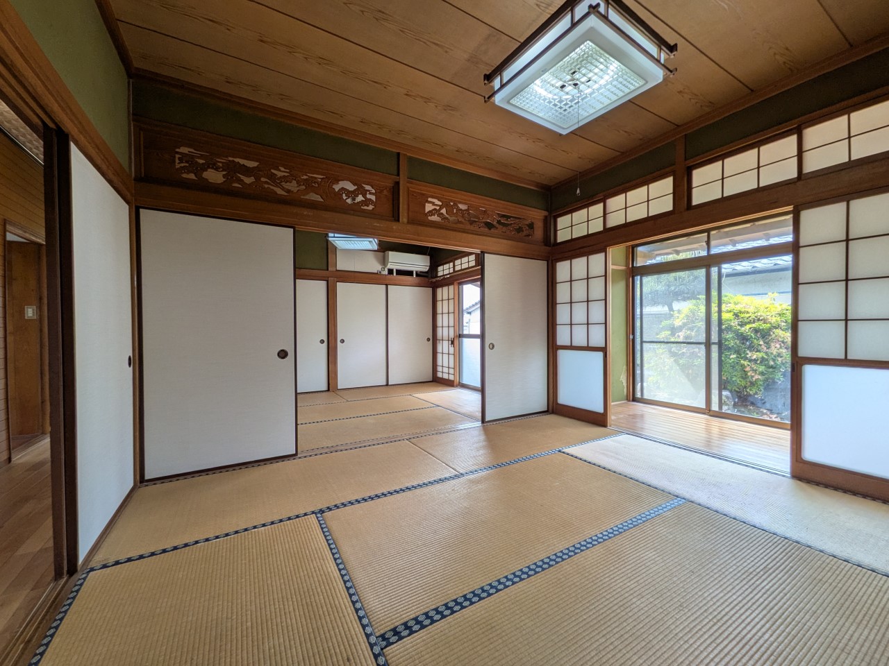 【1F真ん中6帖和室】襖を外せばお部屋を広く使えます♪（2026年4月撮影）