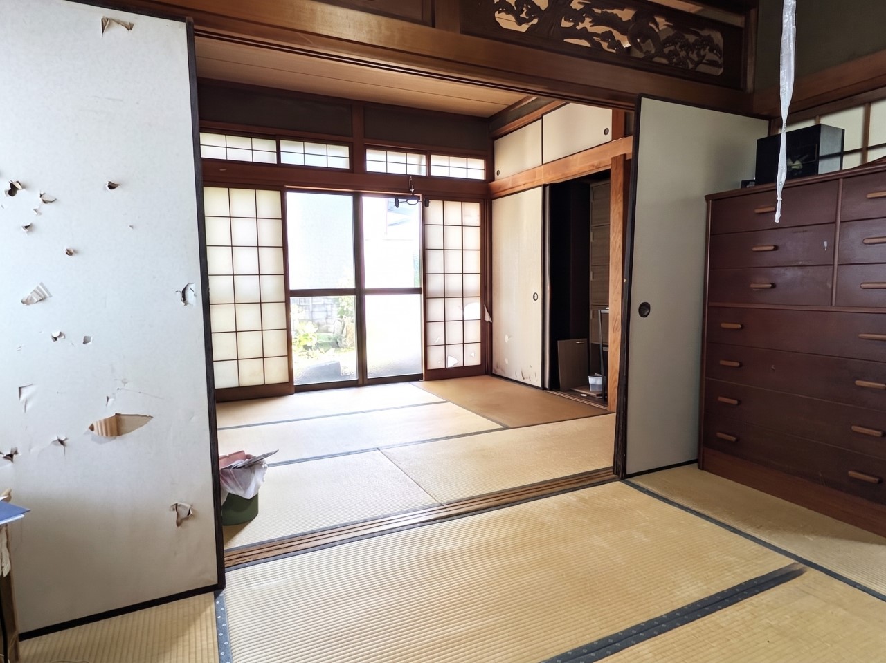 【1F和室(6帖)北】ダイニングキッチンと繋がってる和室です♪（2026年7月撮影）