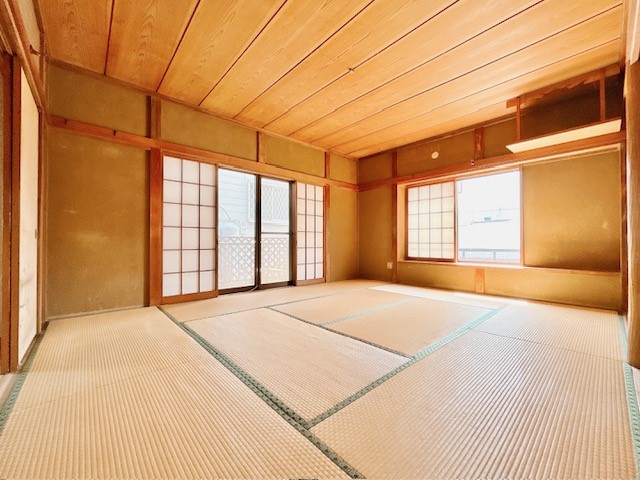 ◆和室6帖(リフォーム前) ｜ほっと落ち着ける、癒される空間です。
