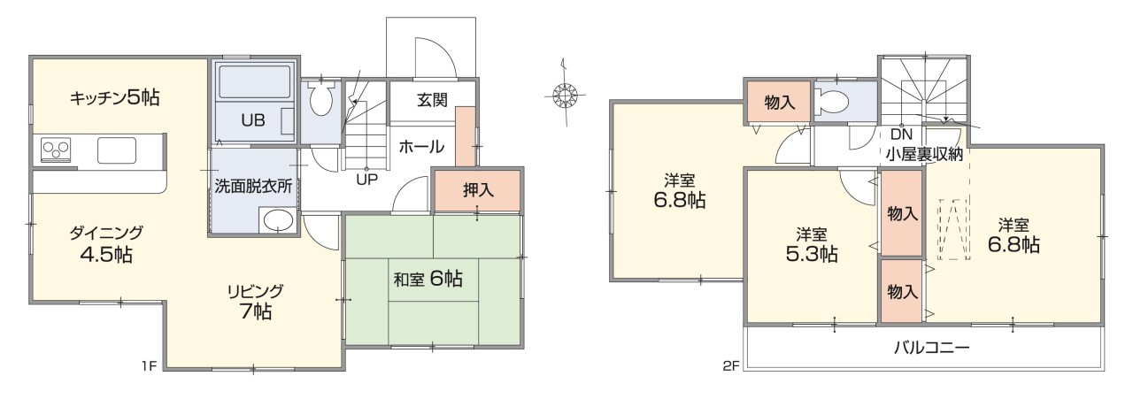 ◆間取り図｜4LDKのおうちです♪