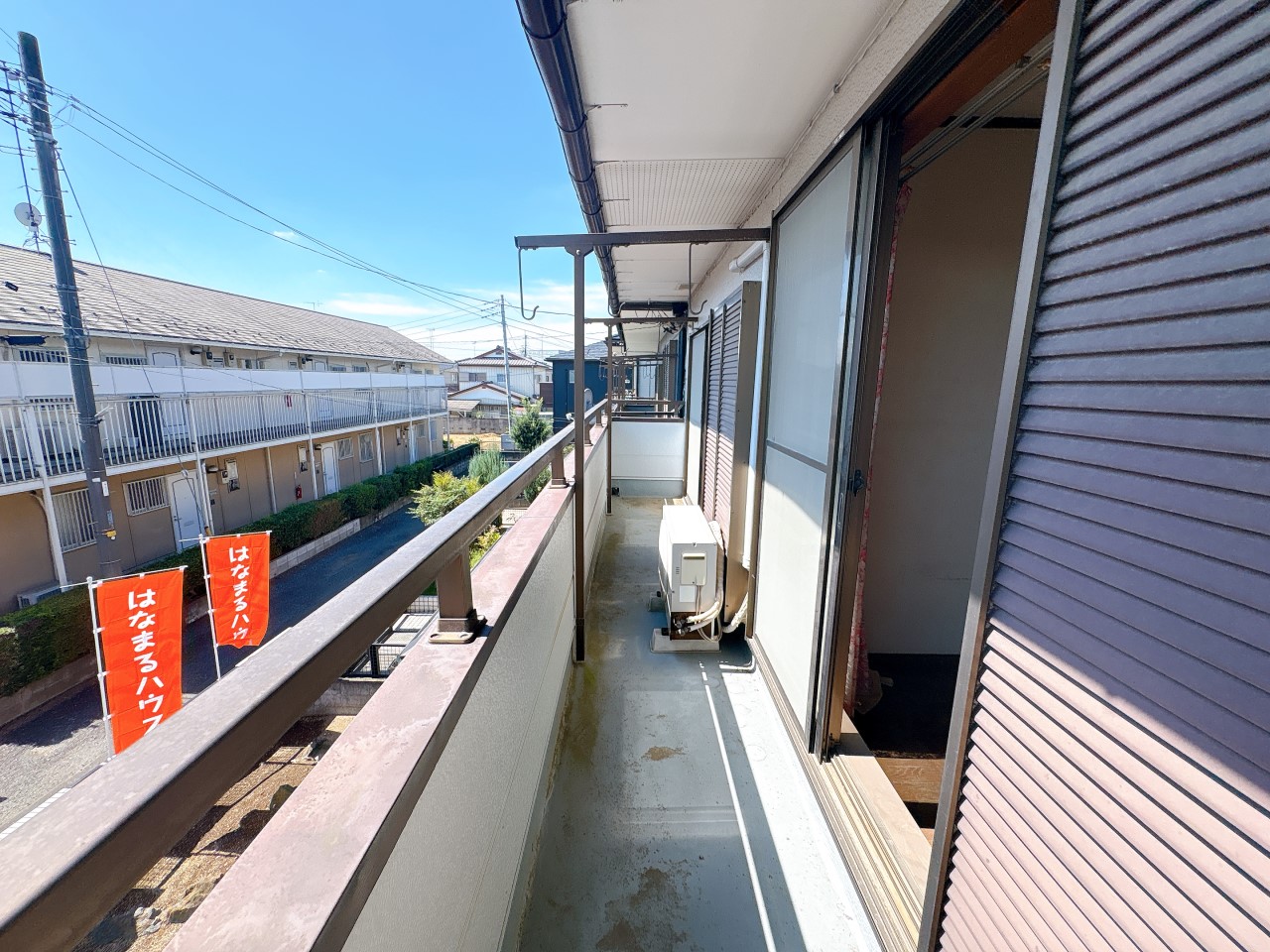 ◆バルコニー｜広いバルコニー♪洗濯物やお布団もたくさん干せますね◎