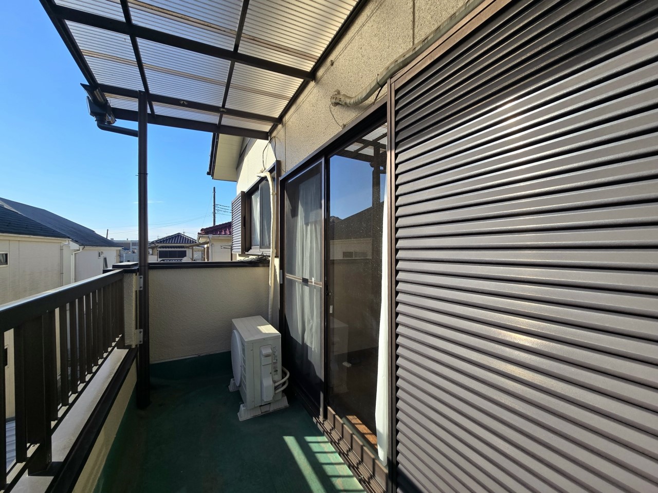 ◆バルコニー｜風通しの良いバルコニーは、毎日のお洗濯も快適です♪