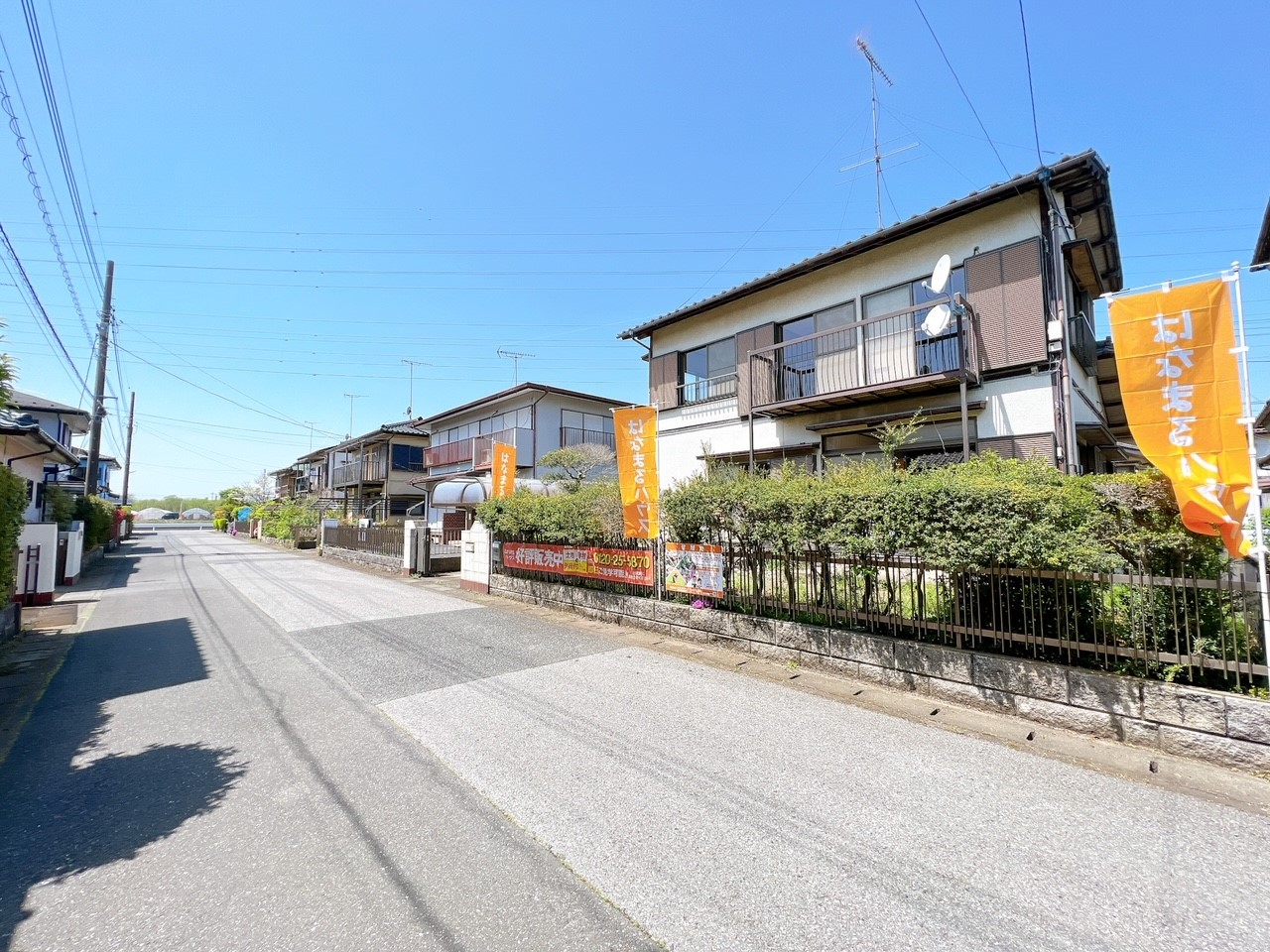 ◆外観｜前面道路6ｍ！南道路で日当たり良好です♪