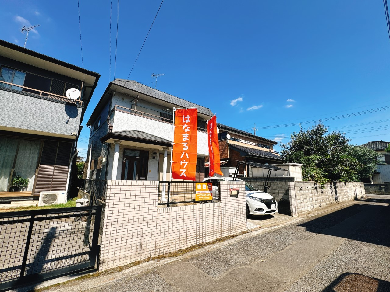 ◆外観｜住宅地なので安心感あり◎ブロック塀で防犯・プライバシー確保にも♪