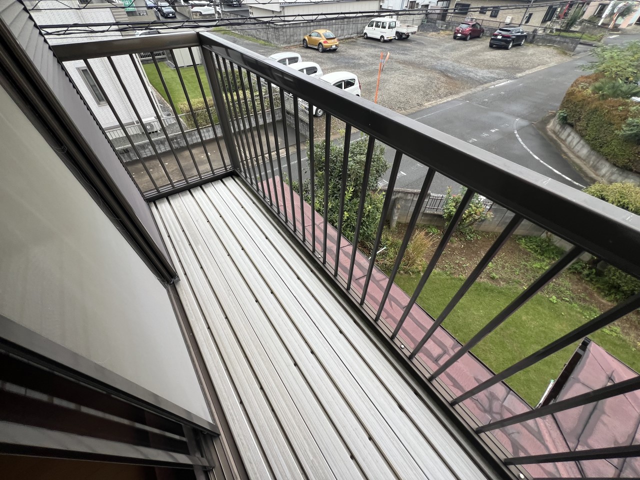 洗濯物がたくさん干せ、日当たりも良いバルコニーです♪