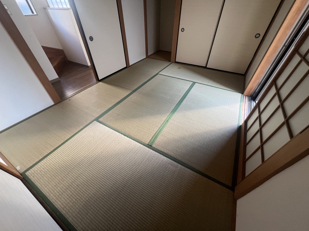 1階和室｜お子様のお昼寝スペースや、洗濯物をたたむのに最適♪