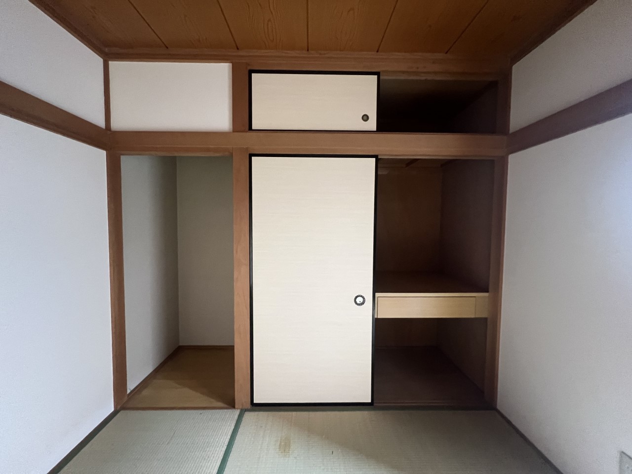 1階和室｜押入付きで、寝具や衣類のお片付けも楽ちんです♪  