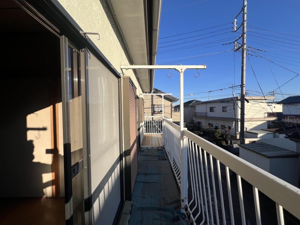 ◆バルコニー｜洗濯物がたくさん干せ、日当たりも良いバルコニーです♪