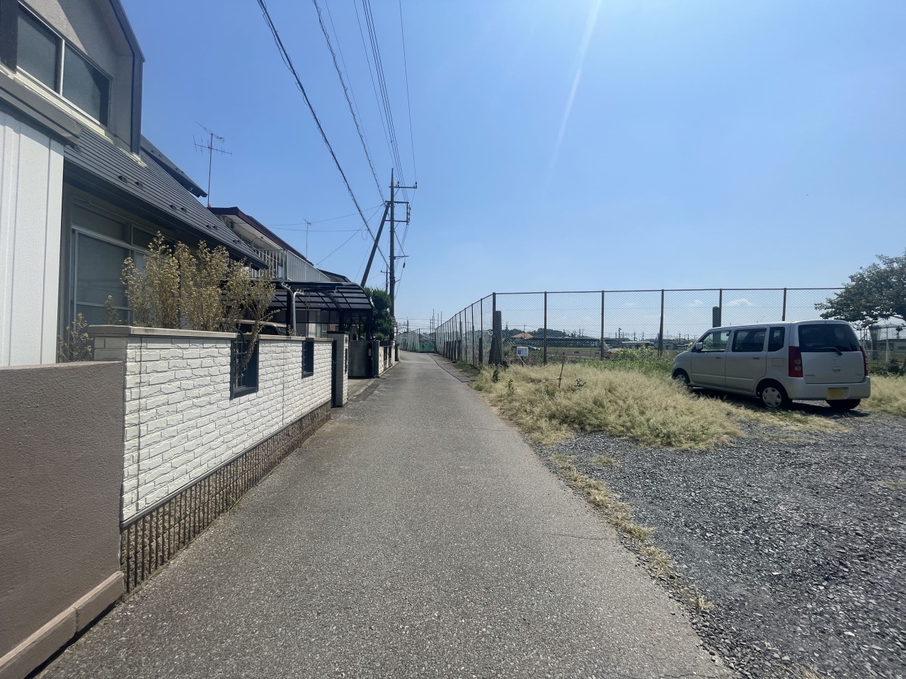 車通りが少なく、小さなお子様がいても安心♪