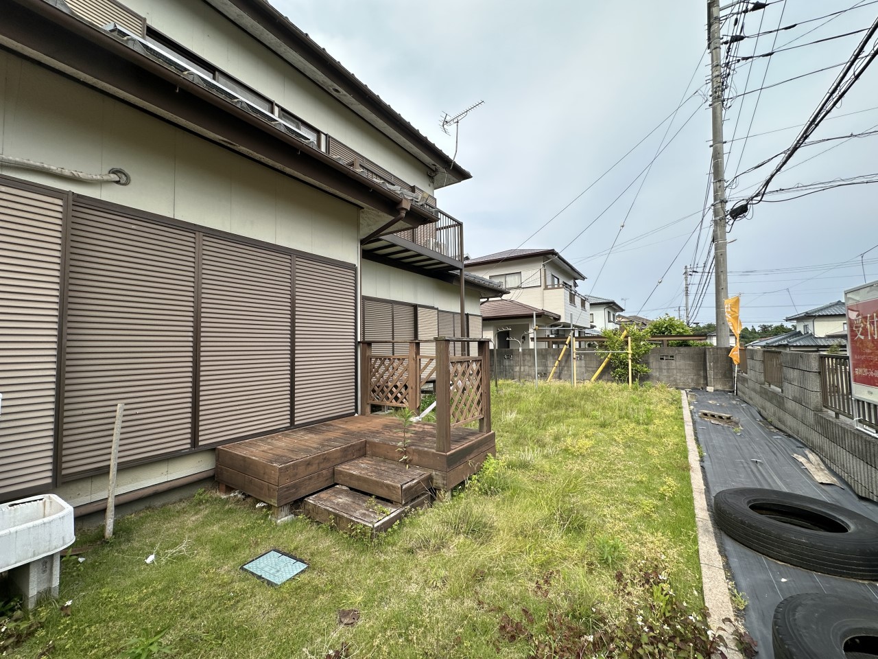 ◆庭（リフォーム前）｜BBQなど楽しめそうです♪