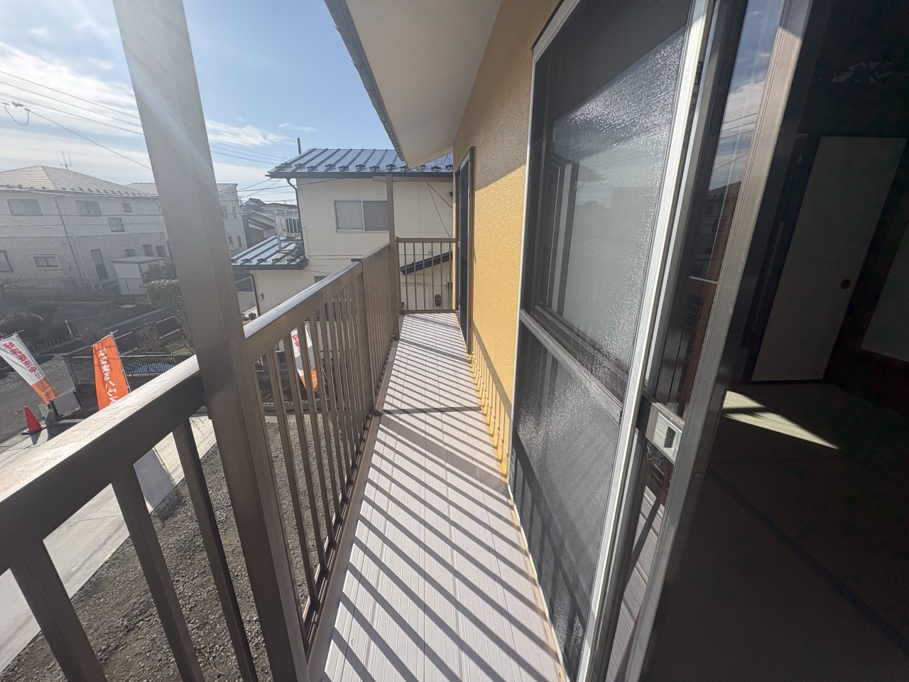 ＊2025年12月撮影｜バルコニー